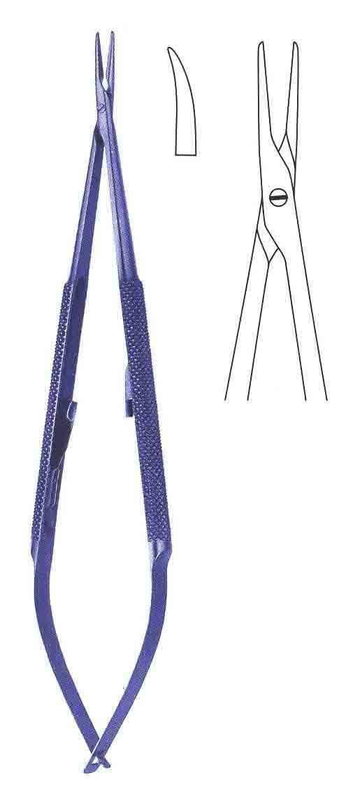 TİTANYUM MİKRO PORTEKÜ KİLİTLİ EĞRİ 18CM